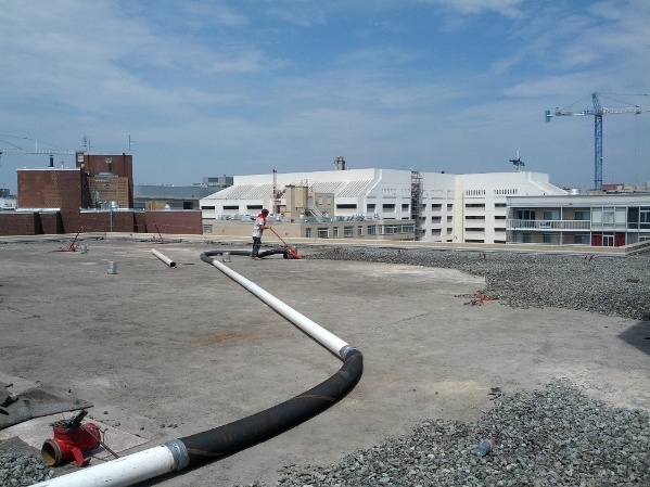 Potomac Plaza Roof Work